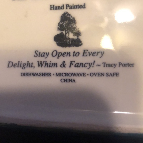 Tracy Porter  ‎ The One Acre collection hand painted pottery w/ lid new - Picture 7 of 11